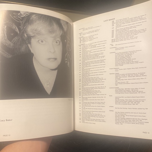 Original vintage fine art painting by Lucy Baker signed in verso and dated 1983 - Picture 4 of 5